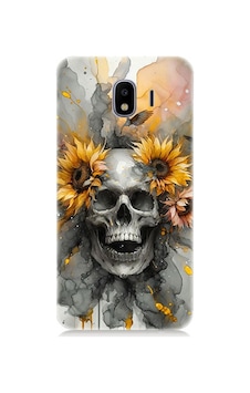Samsung Galaxy J2 Pro Uyumlu Çiçekli Kurukafa Fantezisi Desenli Silikon Kılıf Çok Renkli Samsung Galaxy J2 Pro Uyumlu Çiçekli Kurukafa Fantezisi Desenli Silikon Kılıf Çok Renkli