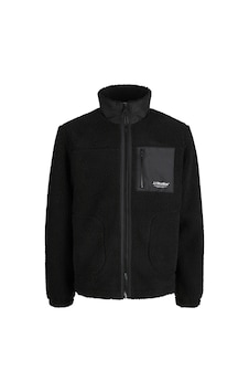 Jack & Jones Erkek Yüksek Dik Yaka Teddy Ceket - Soho - 12299491 Siyah Jack & Jones Erkek Yüksek Dik Yaka Teddy Ceket - Soho - 12299491 Siyah