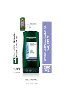Yves Rocher Bukle Belirginleştirici Saç Kremi - Kıvırcık Ve Dalgalı Saçlar/ Boucle -vegan -200ml Yves Rocher Bukle Belirginleştirici Saç Kremi - Kıvırcık Ve Dalgalı Saçlar/ Boucle -vegan -200ml