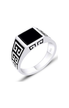 Silvera Telkari Gümüş Oniks Taşlı Erkek Yüzük 925 Ayar St322 Gümüş Silvera Telkari Gümüş Oniks Taşlı Erkek Yüzük 925 Ayar St322 Gümüş