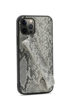 Teleplus Apple Uyumlu iPhone 12 Pro Max Kılıf Kajsa Glamorous Yılan Derisi Desenli Handstrap Kapak Teleplus Apple Uyumlu iPhone 12 Pro Max Kılıf Kajsa Glamorous Yılan Derisi Desenli Handstrap Kapak