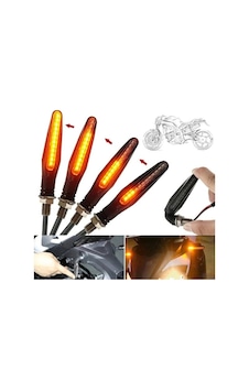 Motosiklet Kayar Led Sinyal Üniversal 2 Adet Motosiklet Kayar Led Sinyal Üniversal 2 Adet