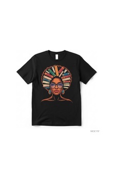 Flood Of Style Siyah Tarih Ayı Öğretmen Kitapları Afro T-shirt Erkekler Kadınlar Için % 100% Pamuklu T Shirt Çok Renkli