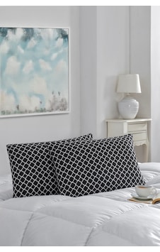 2'li Yastık Kılıfı Pamuklu 50x70 Cm Siyahyonca Siyah Yonca 2'li Yastık Kılıfı Pamuklu 50x70 Cm Siyahyonca Siyah Yonca