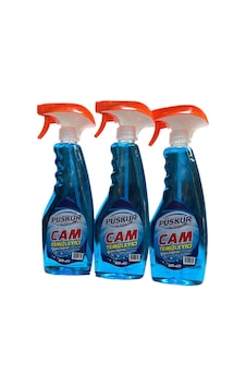 Puskur Cam Temızleyıcı 500 Ml Sprey 3 Lü