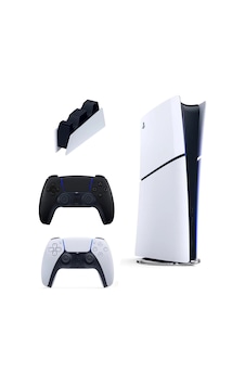 Playstation 5 Slim Digital 1 TB Oyun Konsolu + 2 Siyah Dualsense + Şarj İstasyonu (İthalatçı Garantili) Playstation 5 Slim Digital 1 TB Oyun Konsolu + 2 Siyah Dualsense + Şarj İstasyonu (İthalatçı Garantili)