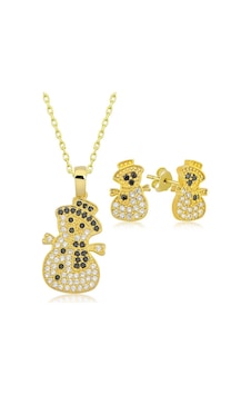 Gümüş Kardan Adam Kadın Set Çok Renkli 29664159