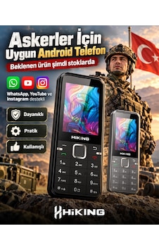 Hikıng S4 Android -asker,yaşlı Telefonu Hikıng S4 Android -asker,yaşlı Telefonu