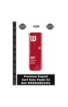 Premium Kapsül Kort Kutu Padel X3 Ball Wr8900801001 Premium Kapsül Kort Kutu Padel X3 Ball Wr8900801001