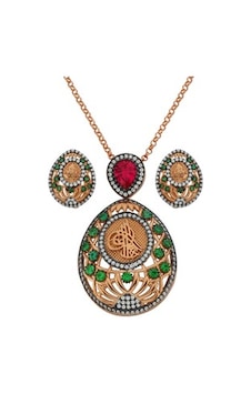 Argentum Concept - Tuğralı Rose Gümüş Set Argentum Concept - Tuğralı Rose Gümüş Set