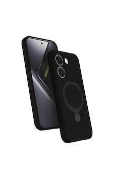 Xiaomi Poco X8 Pro Kılıf M-safe Şarj Özellikli Standlı Silikon Samara Kapak Siyah Xiaomi Poco X8 Pro Kılıf M-safe Şarj Özellikli Standlı Silikon Samara Kapak Siyah