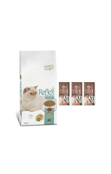 Reflex Sterilised Balıklı Kısırlaştırılmış Yetişkin Kedi Maması 15 KG + Reflex Stick Treats Somonlu Kedi Ödülü 3 x 15 G Reflex Sterilised Balıklı Kısırlaştırılmış Yetişkin Kedi Maması 15 KG + Reflex Stick Treats Somonlu Kedi Ödülü 3 x 15 G