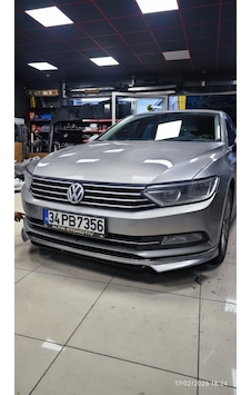 Vw Passat B8 2015-2019 Abt Ön Tampon Eki Karlık Plastik Boyasız Vw Passat B8 2015-2019 Abt Ön Tampon Eki Karlık Plastik Boyasız