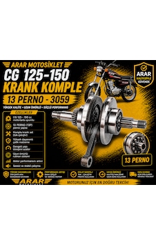 Cg 125-150 Krank Komple 13p Buja-3059 13 Perno Cg 125-150 Krank Komple 13p Buja-3059 13 Perno