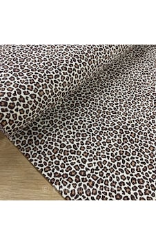 Lionas Nevresimlik, Çarşaflı, Örtülük Leopar Desenli Kumaş Kahverengi