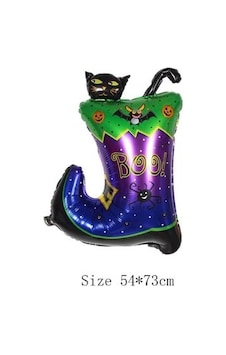Tedar Halloween Çizmeli Kara Kedi Folyo Balon Najmaddin Standart Tedar Halloween Çizmeli Kara Kedi Folyo Balon Najmaddin Standart