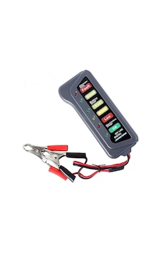 Akü Test Cihazı Şarj Kontrol Aparatı Led Işık Panelli Akü Test Cihazı Şarj Kontrol Aparatı Led Işık Panelli