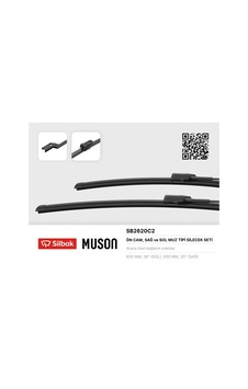 Sılbak Sb2620c2 - Silecek Süpürgesi 650/500mm Muz Tipi Audı A8 1