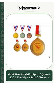 Marivento Özel Üretim Ödül Spor Öğrenci 4501 Madalya -sarı Göbeksiz Marivento Özel Üretim Ödül Spor Öğrenci 4501 Madalya -sarı Göbeksiz