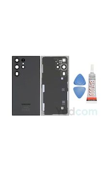 Samsung S23 Ultra Siyah Uyumlu Kamera Camlı Arka Cam Batarya Pil Kapağı Telefon Arka Kapak Samsung S23 Ultra Siyah Uyumlu Kamera Camlı Arka Cam Batarya Pil Kapağı Telefon Arka Kapak
