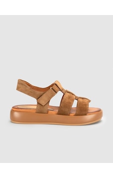 Cabani Taba Hakiki Deri Kadın Platform Tabanlı Gladyatör Sandalet Cabani Taba Hakiki Deri Kadın Platform Tabanlı Gladyatör Sandalet