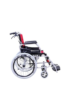 W 203 Refakatçi Katlanabilir Büyük Teker Frenli Tekerlekli Sandalye Kırmızı W 203 Refakatçi Katlanabilir Büyük Teker Frenli Tekerlekli Sandalye Kırmızı