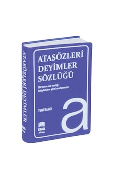 Atasözleri Deyimler Sözlüğü Plastik Kapak