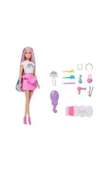 Barbie Gökkuşağı Saçlar Bebeği, Ekstra Uzun Ve Renkli Saçlar, Sim Barbie Gökkuşağı Saçlar Bebeği, Ekstra Uzun Ve Renkli Saçlar, Sim