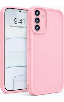 Samsung Galaxy A54 5g Uyumlu Kamera Çıkıntılı Mat Silikon Telefon Kılıfı Pembe Samsung Galaxy A54 5g Uyumlu Kamera Çıkıntılı Mat Silikon Telefon Kılıfı Pembe