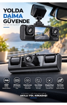 Çift Kameralı 1080p Full Hd Araç Kayıt Kamerası - Bayi Depom Çift Kameralı 1080p Full Hd Araç Kayıt Kamerası - Bayi Depom