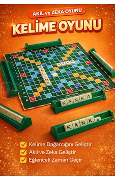 Scrabble Türkçe Kelime Oyunu - Kelime Üretme Oyunu Akıl Ve Zeka Oyunu - Scrabble Oyunu Scrabble Türkçe Kelime Oyunu - Kelime Üretme Oyunu Akıl Ve Zeka Oyunu - Scrabble Oyunu