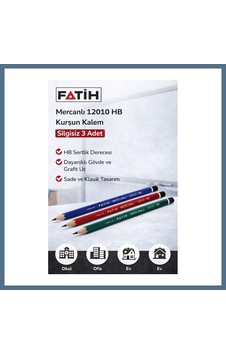 Buradabulabilirsin Fatih Mercanlı 12010 Hb Kurşun Kalem 3 Adet Bbz Buradabulabilirsin Fatih Mercanlı 12010 Hb Kurşun Kalem 3 Adet Bbz