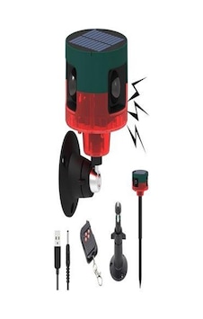 Powermaster Pm-26946 Dc 5v Solar Güneş Enerjili Sesli Hayvan Kovucu Alarm Cihazı Powermaster Pm-26946 Dc 5v Solar Güneş Enerjili Sesli Hayvan Kovucu Alarm Cihazı