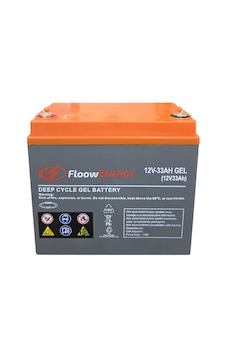 Floow Energy 12v 33ah Derin Deşarj Jel Akü Bakımsız 2026 Üretim