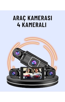 170 - 847 - Geniş Açı 4 Kameralı Araç Kamerası - Spt-gld - Hareket Algılamalı 170 - 847 - Geniş Açı 4 Kameralı Araç Kamerası - Spt-gld - Hareket Algılamalı