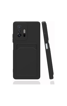 Fibaks Mi 11t/mi 11t Pro Uyumlu Kılıf Kamera Korumalı Kartlıklı Cüzdanlı Kırmızı Tuşlu Siyah Silikon Siyah Fibaks Mi 11t/mi 11t Pro Uyumlu Kılıf Kamera Korumalı Kartlıklı Cüzdanlı Kırmızı Tuşlu Siyah Silikon Siyah