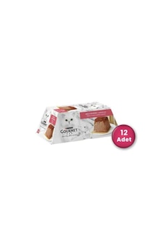Gourmet Gold Revelations Sığır Etli Ezmeyetişkin Kedi Konservesi 2 X 57 Gr 12'li Paket