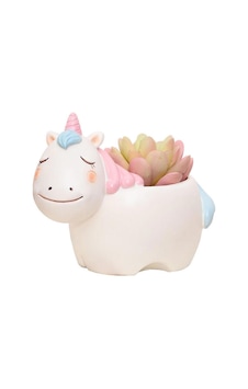 Sevimli Unicorn Kaktüs Saksısı Pembe Sevimli Unicorn Kaktüs Saksısı Pembe