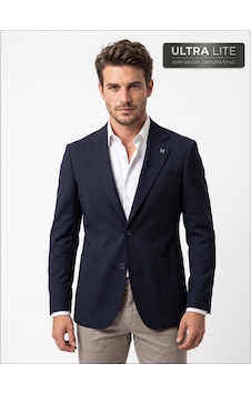 Hermose Lacivert Ultralite Mono Yaka Ceket Hermose Lacivert Ultralite Mono Yaka Ceket