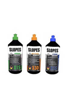 Slopes X15 İnce Pasta X30 Hare ve X55 Boya Koruma Seti 1 LT Slopes X15 İnce Pasta X30 Hare ve X55 Boya Koruma Seti 1 LT