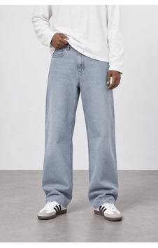 Respire Erkek Baggy Jean Buz Mavisi