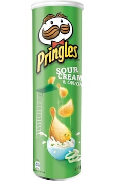 Pringles Sour Cream & Onion Cips 165 G Pringles Sour Cream & Onion Cips 165 G