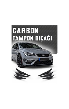 Seat Leon Tampon Bıçağı Karbon 6'lı Kanatlı Seat Leon Tampon Bıçağı Karbon 6'lı Kanatlı