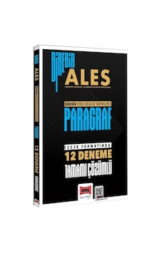 Yargı Yayınları 2026 Birebir Ales Paragraf Tamamı Çözümlü 12 Deneme Yargı Yayınları 2026 Birebir Ales Paragraf Tamamı Çözümlü 12 Deneme