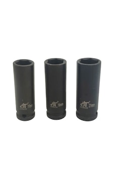 Siyah Lokma Cr-v Çelik 17 Mm 19 Mm 21 Mm Derin 1/2 Siyah Lokma Cr-v Çelik 17 Mm 19 Mm 21 Mm Derin 1/2