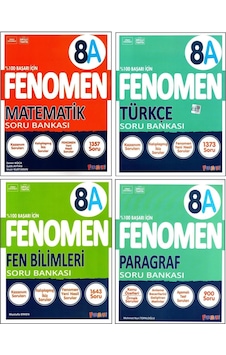 Fenomen 8. Sınıf Lgs Matematik A Fen A Türkçe A Paragraf A Soru Bankası 4 Kitap Fenomen 8. Sınıf Lgs Matematik A Fen A Türkçe A Paragraf A Soru Bankası 4 Kitap