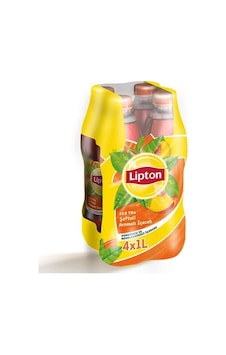 Lipton Ice Tea Şeftali Aromalı Soğuk Çay 4 x 1 L Lipton Ice Tea Şeftali Aromalı Soğuk Çay 4 x 1 L