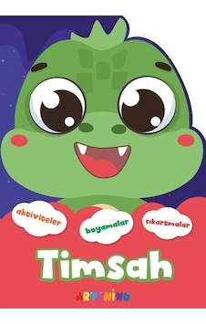 Şekilli Hayvanlar Serisi / Timsah Aktivite Boyama Çıkartma Kitabı Şekilli Hayvanlar Serisi / Timsah Aktivite Boyama Çıkartma Kitabı