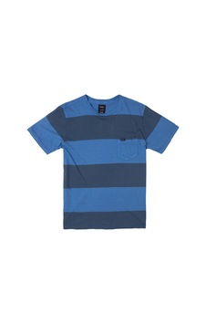 Rvca Ptc Board Stripe Erkek Mavi Tişört 26112