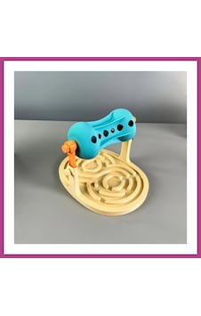 Gees Global 3d Baskı Labirentli Köpek Ve Kedi Zeka Oyuncağı Dönen Ödül Silindirli Yavaş Yeme Aktivite - Turkuaz Krem Gbzs Gees Global 3d Baskı Labirentli Köpek Ve Kedi Zeka Oyuncağı Dönen Ödül Silindirli Yavaş Yeme Aktivite - Turkuaz Krem Gbzs